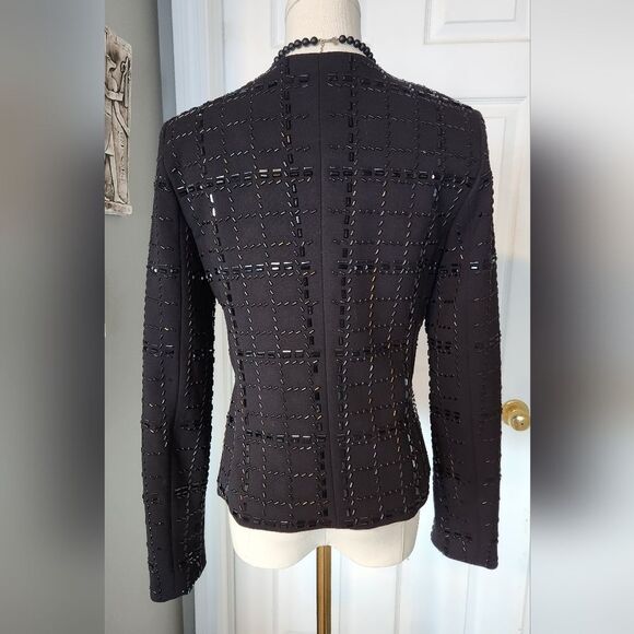 NWTโMichael Kors Beaded Black Jacket - Picture 3 of 7